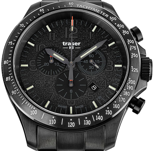 Traser P67 Officer Pro Chrono mit Stahlband PVD 109466