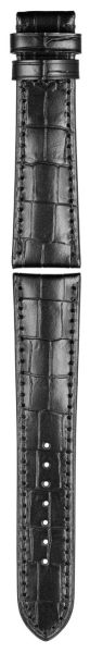 Union Glashütte Kalbslederband 18/16mm schwarz lang D610000368