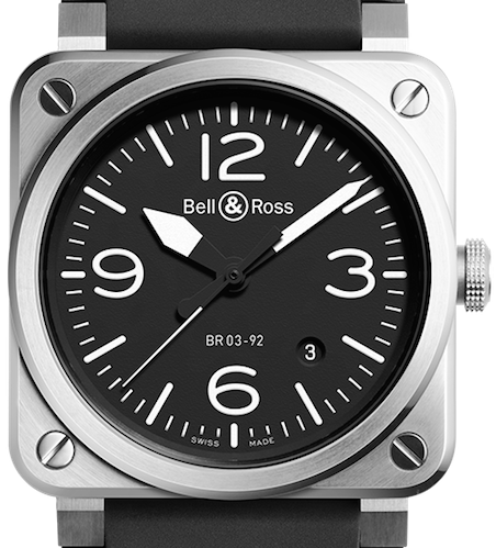 Bell & Ross Steel BR0392-BLC-ST