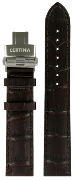 Certina DS Podium Lederband braun inkl. Schliesse 19mm C600016921
