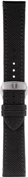 Tissot Seastar Textil/Lederband schwarz 21/20mm T604043157