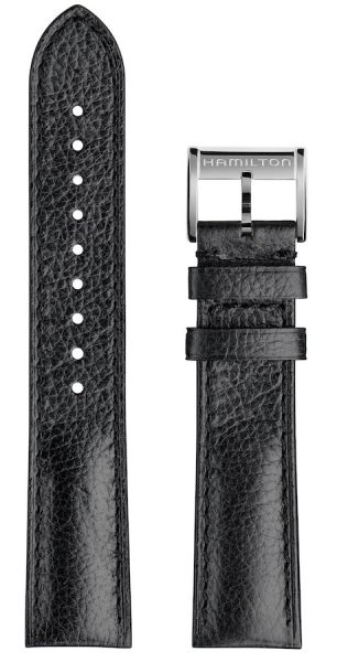 Hamilton IntraMatic Lederband schwarz 20/18mm H690.384.115