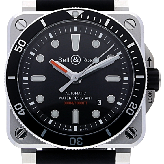Bell & Ross Diver Black Automatik BR0392-D-BL-ST/SRB