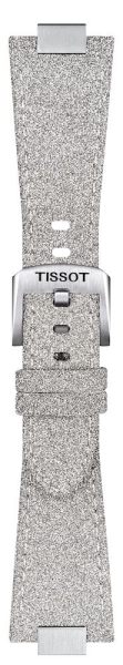 Tissot PRX Lederband glitzer silber T852049550