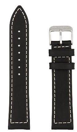Hamilton Khaki Field Lederband schwarz 20/18mm H600.704.107