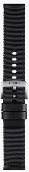 Tissot Textil Lederband schwarz 22mm T852046769