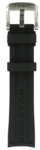 Tissot Seastar 1000 Kautschukarmband schwarz 19mm T603031421