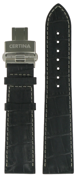 Certina DS Podium Lederband schwarz 21/18mm C600014933