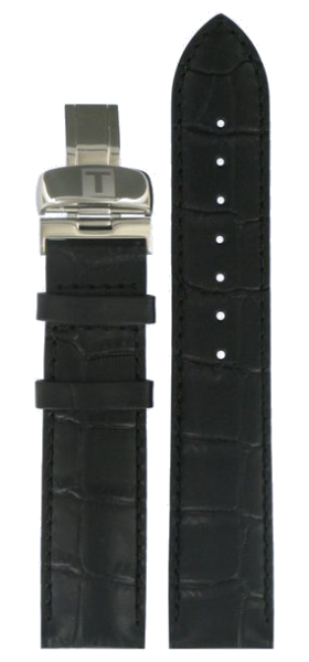 Tissot Le Locle Lederband schwarz 19mm T600013405
