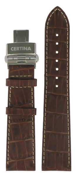 Certina DS Podium Big Size Lederarmband braun inkl Schliesse C600014934