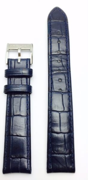 Hamilton Valiant Lederband blau 16mm H690.394.102