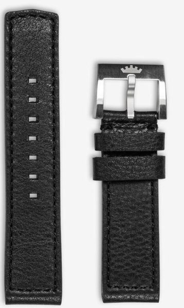 Fortis Heritage Lederband schwarz 20mm B3000153