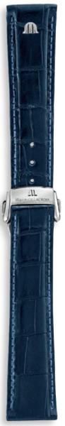 Maurice Lacroix Masterpiece Lederband blau inkl. Schliesse 21mm ML800-005057