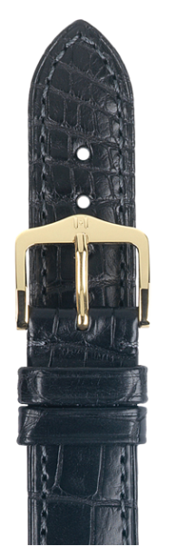 Hirsch Uhrenarmband Earl schwarz L 04707059-1-20 20mm