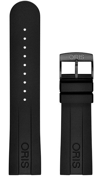 Oris BC3 Advanced Kautschukband schwarz inkl. Schliesse 22mm 07 4 22 05B