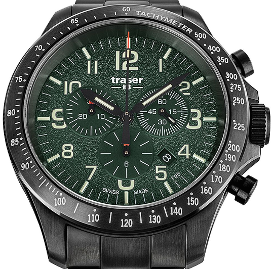 Traser P67 Officer Pro Chrono mit Stahlband PVD 109464