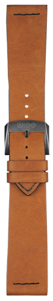 Mido Multifort Lederband cognac 23mm mit Schliesse M600015913