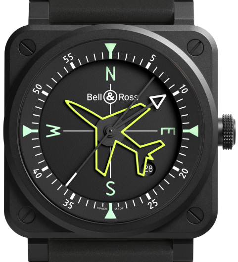 Bell & Ross BR 03 GYROCOMPASS Limited Edition BR03A-CPS-CE/SRB