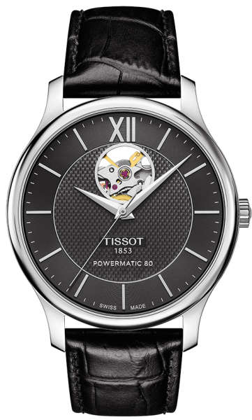 Tissot T-Classic Tradition Powermatic 80 Open Heart T063.907.16.058.00