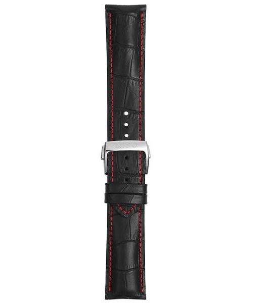 Mido Commander Lederband schwarz mit Schließe 22mm M600014800