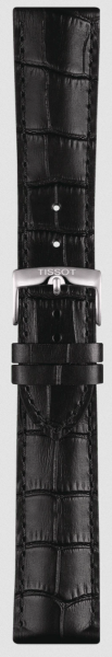 Tissot Lederband schwarz 22mm für diverse Modelle T852041653