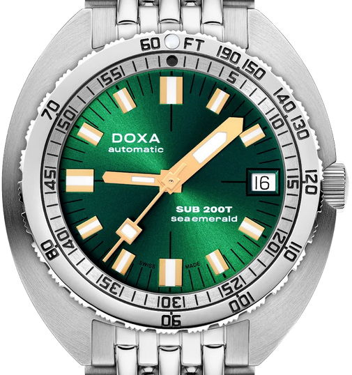 Doxa Sub 200T Sea Emerald Sunray Green 804.10.131S.10