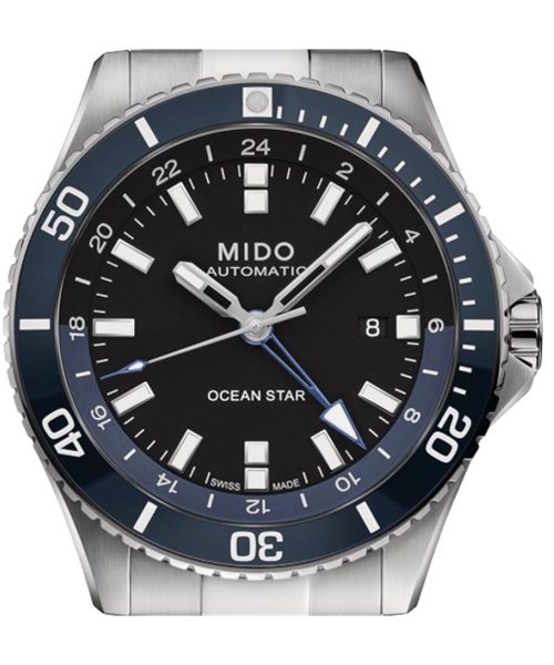 Mido Ocean Star Captain GMT Automatik 44mm am Stahlband M026.629.17.051.00SB
