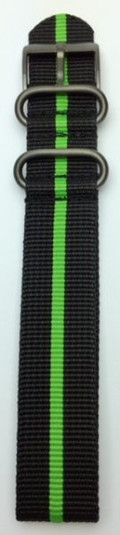 Luminox 3950 Serie Natoband schwarz/grün