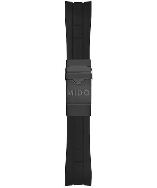 Mido Multifort Kautschukarmband mit Schliesse 22mm M603013762
