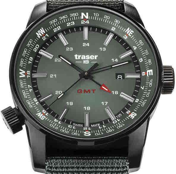 Traser P68 Pathfinder GMT green 46mm 109035