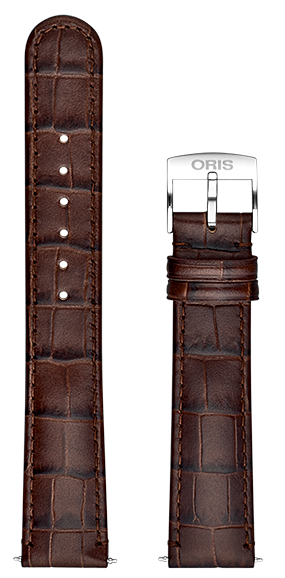Oris Big Crown Lederband braun inkl. Schliesse18mm 07 5 18 52