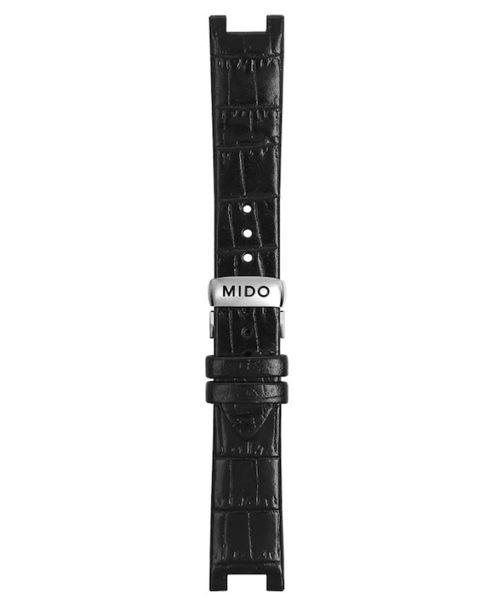 Mido Baroncelli Lady Lederband schwarz mit Schliesse 9,5mm M600014436