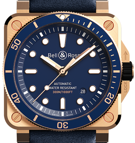 Bell & Ross BR 03-92 DIVER BLUE BRONZE Limited Edition BR0392-D-LU-BR/SCA