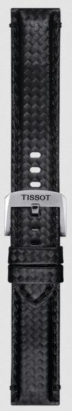 Tissot Textilband schwarz 20mm für diverse Modelle T852046829
