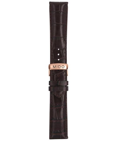 Mido Multifort Lederband braun mit Schliesse 22/20mm M600014071