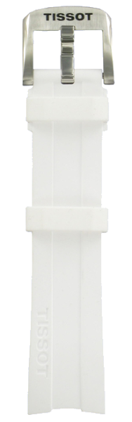 Tissot PRC 200 Damen Kautschukarmband weiß 19mm T603033253