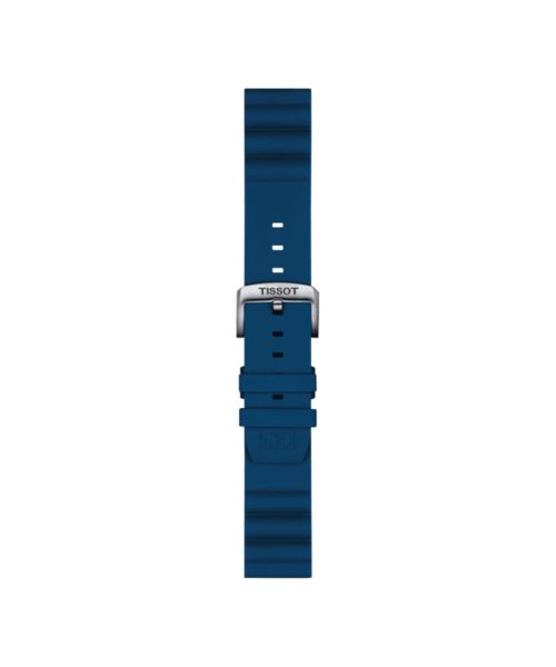 Tissot Silikonband blau 22mm für diverse Modelle T852047175