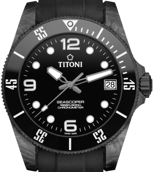 Titoni Seascoper Chronometer 42mm 83600 C-BK-256