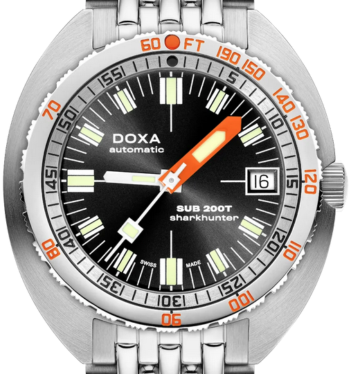 Doxa Sub 200T Sharkhunter Sunray Black 804.10.101S.10