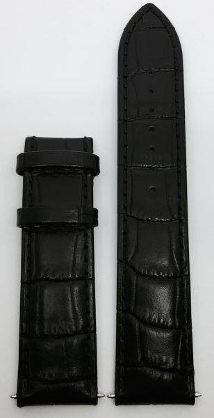 Union Glashütte Viro Lederband schwarz 22mm D610000097