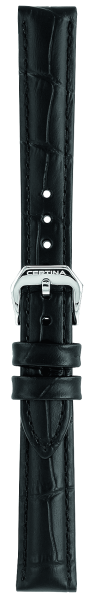 Certina DS Caimano Lederband schwarz 14/12mm C600021182