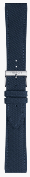 Tissot Textil Lederband blau 22mm T852046783