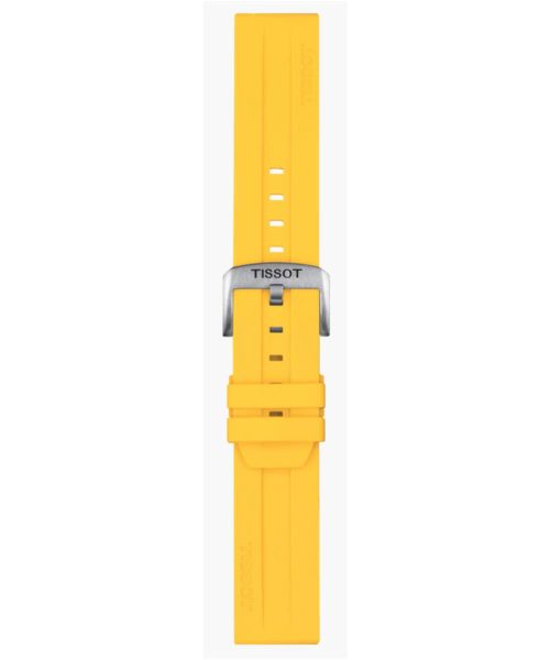 Tissot Silikonband gelb 22mm für diverse Modelle T852047916