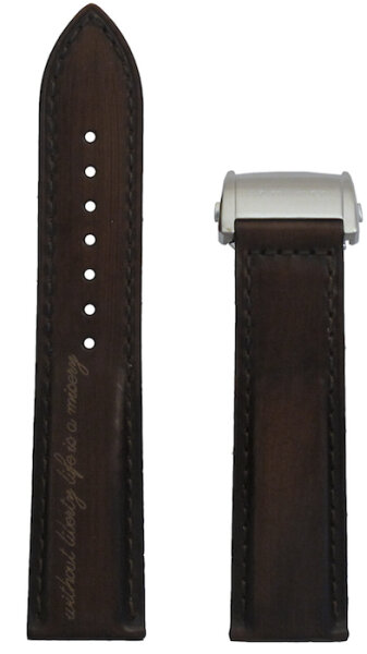 Hamilton Spirit of Liberty Lederband braun 22/20mm...