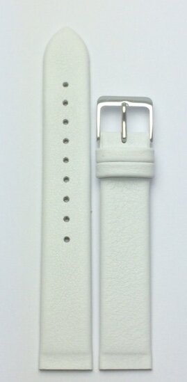 Kopenhagen Lederband weiß 18mm 714S.1.18.09.2