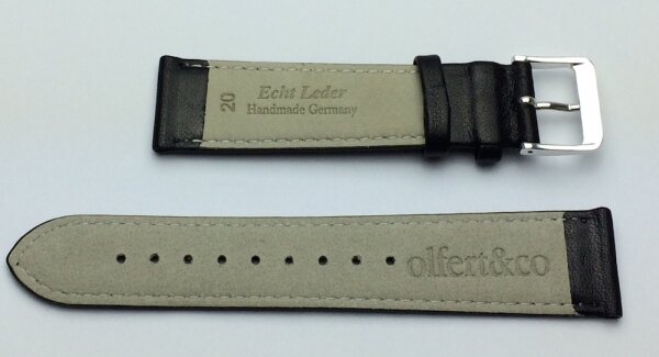 Miami Lederband schwarz 20mm 718.1.20.01.2