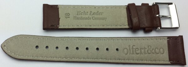 Miami Lederband braun 20mm 718.1.20.12.2