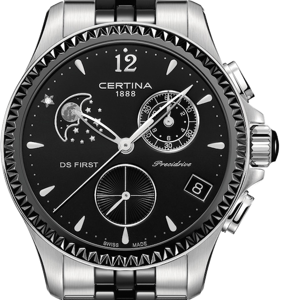Certina DS First Lady Keramik Chrono Mondphase...