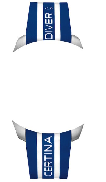 Certina DS Action Diver Kautschukband 21mm mit...