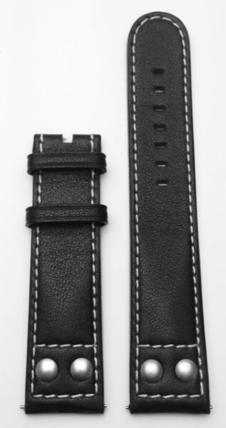 Union Glashütte Kalbslederband 21/20mm schwarz...